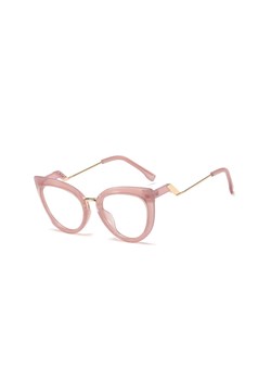 Okulary kocie do komputera damskie z filtrem BLUE Light zerówki 2570-3 ze sklepu Stylion w kategorii Okulary zerówki damskie - zdjęcie 111435944