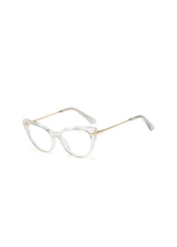 Okulary kocie do komputera damskie z filtrem BLUE Light zerówki 2567-5 ze sklepu Stylion w kategorii Okulary korekcyjne damskie - zdjęcie 111603141