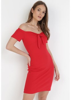 Czerwona Sukienka Bolimei ze sklepu Born2be Odzież w kategorii Sukienki - zdjęcie 111705893