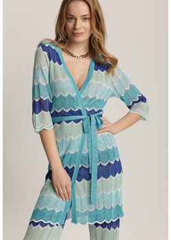 Niebieski Kardigan Astrypso ze sklepu Renee odzież w kategorii Swetry damskie - zdjęcie 111708960