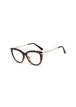 Okulary kocie do komputera damskie z filtrem BLUE Light zerówki 2571-1 ze sklepu Stylion w kategorii Okulary zerówki damskie - zdjęcie 111790992