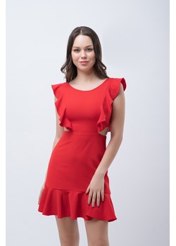 Sukienka czerwona JOLI ze sklepu Justmelove w kategorii Sukienki - zdjęcie 111931531