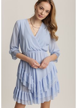 Jasnoniebieska Sukienka Nysethia ze sklepu Renee odzież w kategorii Sukienki - zdjęcie 112005950