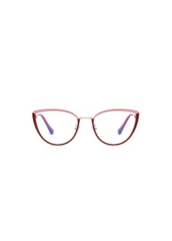 Okulary kocie do komputera damskie z filtrem BLUE Light zerówki 2583-3 ze sklepu Stylion w kategorii Okulary zerówki damskie - zdjęcie 112101633