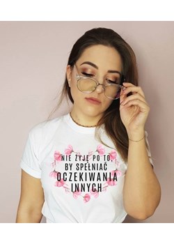 KOSZULKA motywacyjna dla dziewczyny ze sklepu Time For Fashion w kategorii Bluzki damskie - zdjęcie 112102081