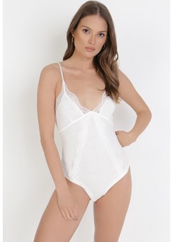 Białe Body Seliphi ze sklepu Born2be Odzież w kategorii Body damskie - zdjęcie 112222960