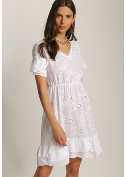 Biała Sukienka Nethusei ze sklepu Renee odzież w kategorii Sukienki - zdjęcie 112642570