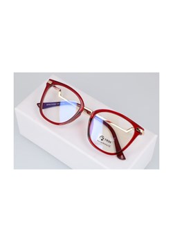 Okulary kocie do komputera damskie z filtrem BLUE Light zerówki 2566-1 ze sklepu Stylion w kategorii Okulary zerówki damskie - zdjęcie 112733932