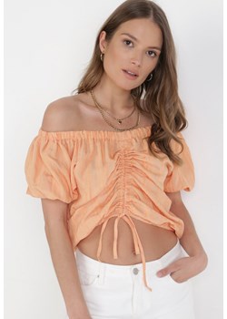 Pomarańczowa Bluzka Aethenis ze sklepu Born2be Odzież w kategorii Bluzki damskie - zdjęcie 112904481