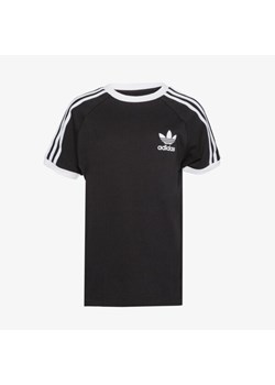 T-shirt chłopięce Adidas z krótkimi rękawami czarny w paski 