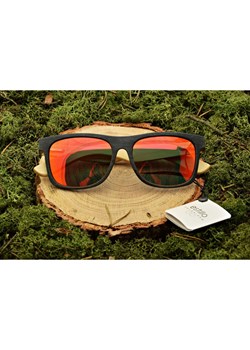 Drewniane okulary przeciwsłoneczne polaryzacyjne lustrzane EST-406B ze sklepu Stylion w kategorii Okulary przeciwsłoneczne męskie - zdjęcie 113485251
