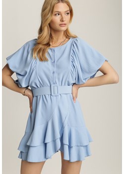 Niebieska Sukienka Rhenenea ze sklepu Renee odzież w kategorii Sukienki - zdjęcie 113664003