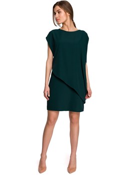 S262 Sukienka warstwowa - zielona ze sklepu Świat Bielizny w kategorii Sukienki - zdjęcie 113782032