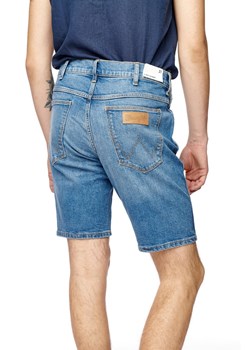 Spodenki męskie niebieskie Wrangler casual jeansowe 