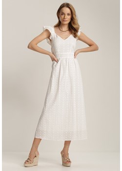 Biała Sukienka Mystite ze sklepu Renee odzież w kategorii Sukienki - zdjęcie 114179400