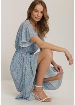 Jasnoniebieska Sukienka Dracixan ze sklepu Renee odzież w kategorii Sukienki - zdjęcie 114253240