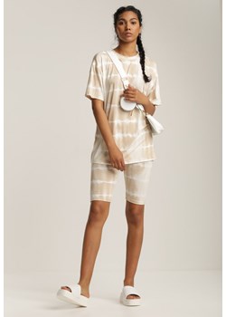 Beżowy 2-Częściowy Komplet Dresowy Absyrobus ze sklepu Renee odzież w kategorii Komplety i garnitury damskie - zdjęcie 114253260