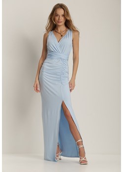 Jasnoniebieska Sukienka Alphophe ze sklepu Renee odzież w kategorii Sukienki - zdjęcie 114255214