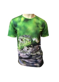T-shirt chłopięce zielony Grupa Ventus z krótkimi rękawami bawełniany 