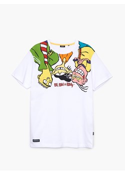 Cropp - Koszulka Ed, Edd i Eddy - biały ze sklepu Cropp w kategorii T-shirty męskie - zdjęcie 114350880