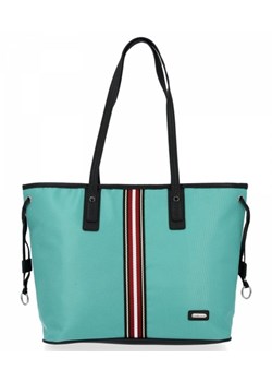 Modne Torebki Damskie Shopper Bag firmy David Jones Mięta (kolory) ze sklepu PaniTorbalska w kategorii Torby Shopper bag - zdjęcie 114403381