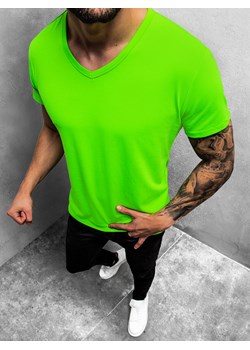 T-shirt męski J.Style zielony 
