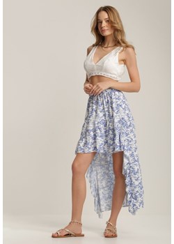 Biało-Niebieska Spódnica Hysassa ze sklepu Renee odzież w kategorii Spódnice - zdjęcie 114484010