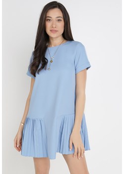Niebieska Sukienka Athizose ze sklepu Born2be Odzież w kategorii Sukienki - zdjęcie 114514103