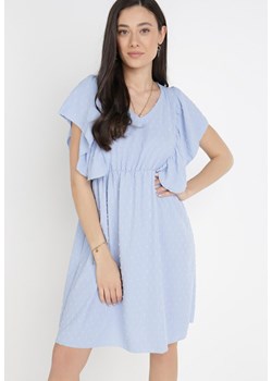 Niebieska Sukienka Ylanox ze sklepu Born2be Odzież w kategorii Sukienki - zdjęcie 114514163