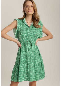 Zielona Sukienka Caesorus ze sklepu Renee odzież w kategorii Sukienki - zdjęcie 114690740