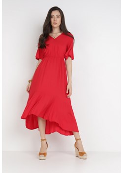 Czerwona Sukienka Stamorus ze sklepu Born2be Odzież w kategorii Sukienki - zdjęcie 114790571
