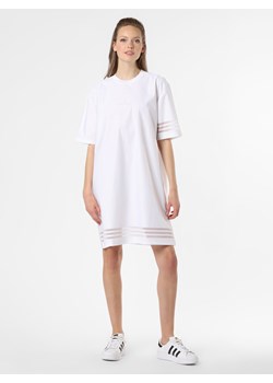 adidas Originals Sukienka damska Kobiety biały jednolity ze sklepu vangraaf w kategorii Sukienki - zdjęcie 114815261