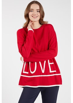Sweter z napisem 'LOVE' ze sklepu MONNARI w kategorii Swetry damskie - zdjęcie 114872183