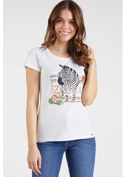T-shirt z zebrą ze sklepu MONNARI w kategorii Bluzki damskie - zdjęcie 114877281