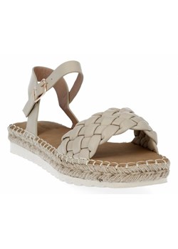 Modne sandały damskie espadryle Bellucci Beżowe (kolory) ze sklepu PaniTorbalska w kategorii Espadryle damskie - zdjęcie 114968761