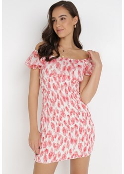 Różowa Sukienka Claneira ze sklepu Born2be Odzież w kategorii Sukienki - zdjęcie 115653621