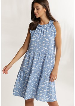 Niebieska Sukienka Nauticiane ze sklepu Renee odzież w kategorii Sukienki - zdjęcie 115658341