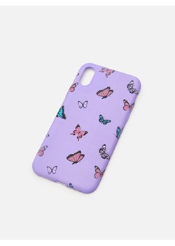 Cropp - Etui na Iphone X - fioletowy ze sklepu Cropp w kategorii Etui - zdjęcie 115703722