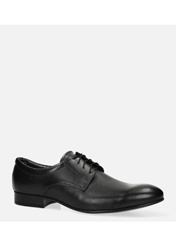 Czarne buty wizytowe skórzane sznurowane Windssor 650/MR ze sklepu Casu.pl w kategorii Buty eleganckie męskie - zdjęcie 115774004