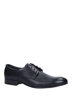 Czarne buty wizytowe skórzane sznurowane Windssor 654 ze sklepu Casu.pl w kategorii Półbuty męskie - zdjęcie 115774011