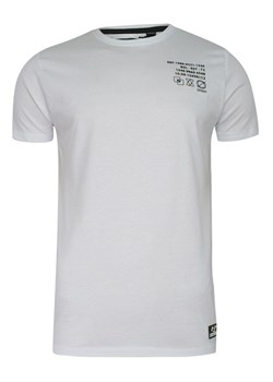 T-Shirt Bawełniany Biały z Nadrukiem, Męski, Koszulka, Krótki Rękaw -Brave Soul TSBRSSS21DEMETERwhite ze sklepu JegoSzafa.pl w kategorii T-shirty męskie - zdjęcie 115788144