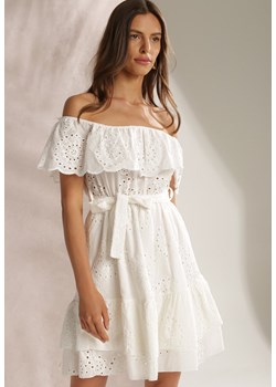 Biała Sukienka Neadone ze sklepu Renee odzież w kategorii Sukienki - zdjęcie 115790712