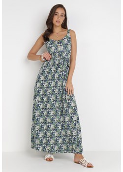 Czarno-Niebieska Sukienka Pimene ze sklepu Born2be Odzież w kategorii Sukienki - zdjęcie 115790870