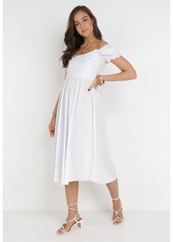 Biała Sukienka Maryrien ze sklepu Born2be Odzież w kategorii Sukienki - zdjęcie 115790882