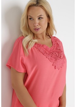 Różowa Bluzka Aerevia ze sklepu Born2be Odzież w kategorii Bluzki damskie - zdjęcie 115837564