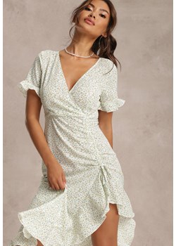 Biała Sukienka Amiel ze sklepu Renee odzież w kategorii Sukienki - zdjęcie 115840682