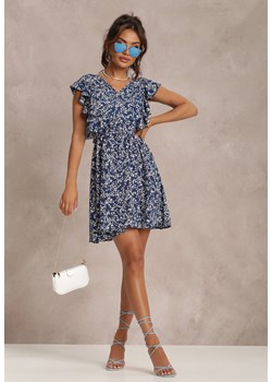 Granatowa Sukienka Elefa ze sklepu Renee odzież w kategorii Sukienki - zdjęcie 115840702