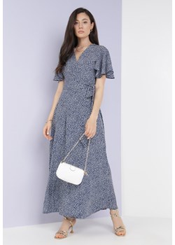 Granatowa Sukienka Theminophe ze sklepu Born2be Odzież w kategorii Sukienki - zdjęcie 115841081
