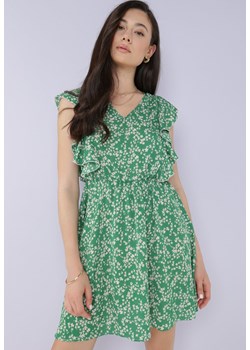 Zielona Sukienka Neamelia ze sklepu Born2be Odzież w kategorii Sukienki - zdjęcie 115841132