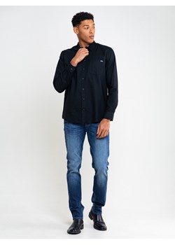 Koszula męska z tkaniny typu oxford czarna Trixi 906 ze sklepu Big Star w kategorii Koszule męskie - zdjęcie 115847873